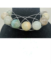 Load image into Gallery viewer, Amazonite Silver Figure 8 Necklace