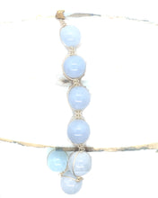 Load image into Gallery viewer, Angelite Braided Yellow Gold Bracelet