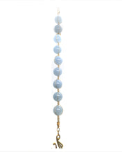 Load image into Gallery viewer, Angelite Braided Yellow Gold Bracelet