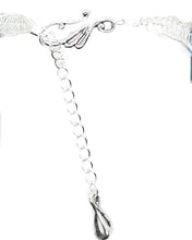 Load image into Gallery viewer, Pink Jade Figure 8 Silver/Gold Color Bracelet