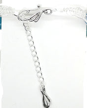Load image into Gallery viewer, Blue Dragon Veins Figure 8 Silver Bracelet