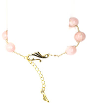 Load image into Gallery viewer, Natural Sunstone Pink Jade 10 mm braided bracelet