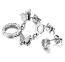 Load image into Gallery viewer, Butterfly Statement Trio-Earrings