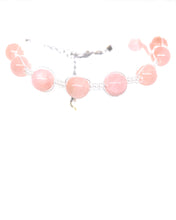 Load image into Gallery viewer, Natural Sunstone Pink Jade 10 mm braided bracelet