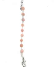 Load image into Gallery viewer, Natural Sunstone Pink Jade 10 mm braided bracelet