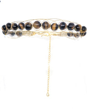 Load image into Gallery viewer, Tiger-eye Figure 8 Necklace