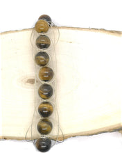 Load image into Gallery viewer, Tiger-Eye Figure 8 Eternity Gold in Color Bracelet