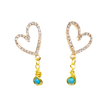 Load image into Gallery viewer, Star of My Heart Earrings