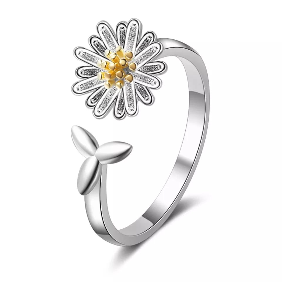 Chrysanthemum- shaped Adjustable Ring